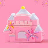 3" Cute Castle Themed Pink Silicone AirPods Case